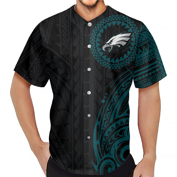 Men's Philadelphia Eagles Black/Green Jersey