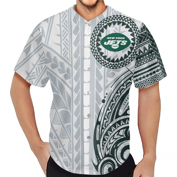 Men's New York Jets White/Gray Jersey