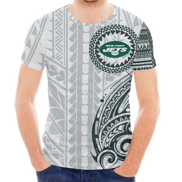 Men's New York Jets White/Gray T-Shirt