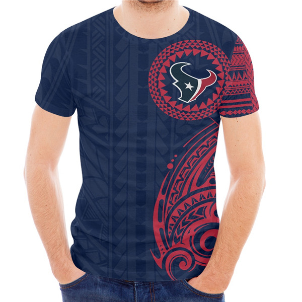 Men's Houston Texans Navy/Red T-Shirt