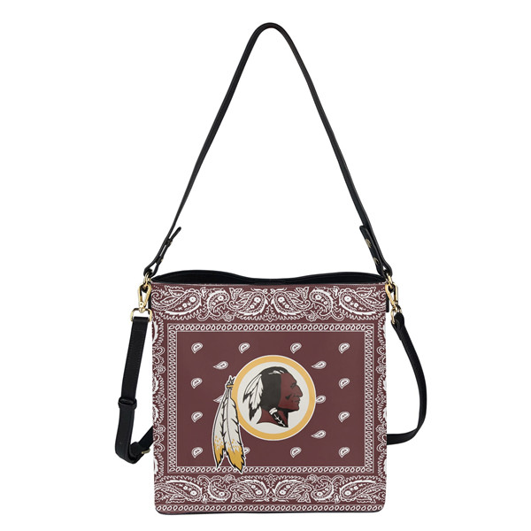 Washington Commanders PU Leather Bucket Handbag 001