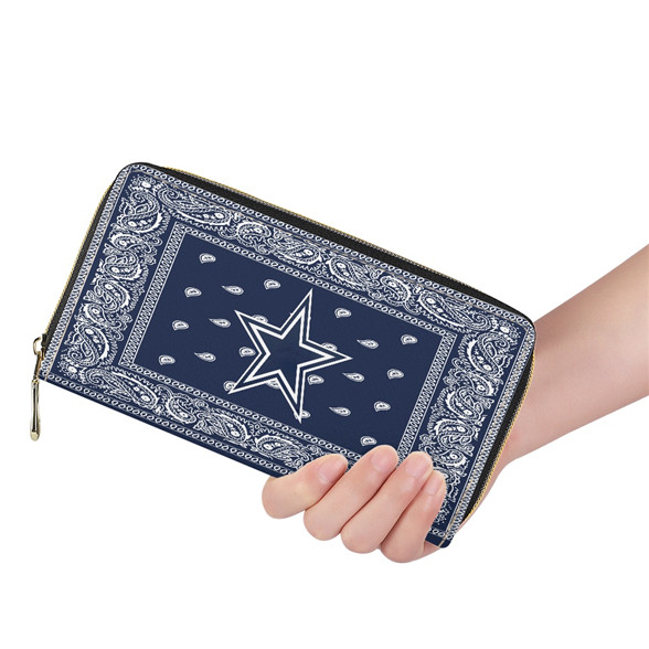 Dallas Cowboys PU Leather Zip Wallet 001