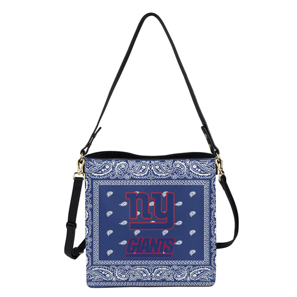 New York Giants PU Leather Bucket Handbag 001