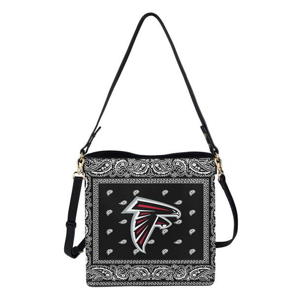 Atlanta Falcons PU Leather Bucket Handbag 001