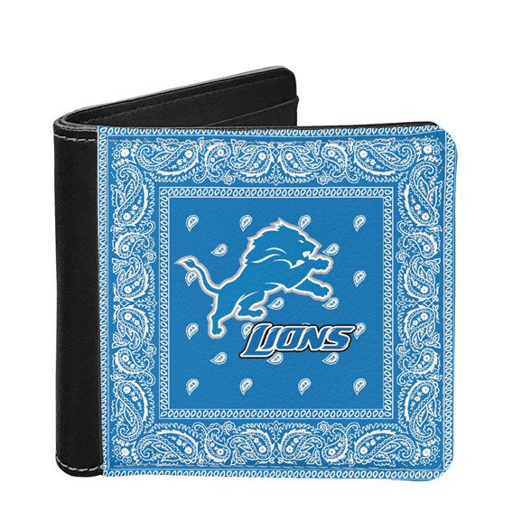 Detroit Lions PU Leather Wallet 001