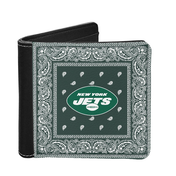 New York Jets PU Leather Wallet 001 - Click Image to Close