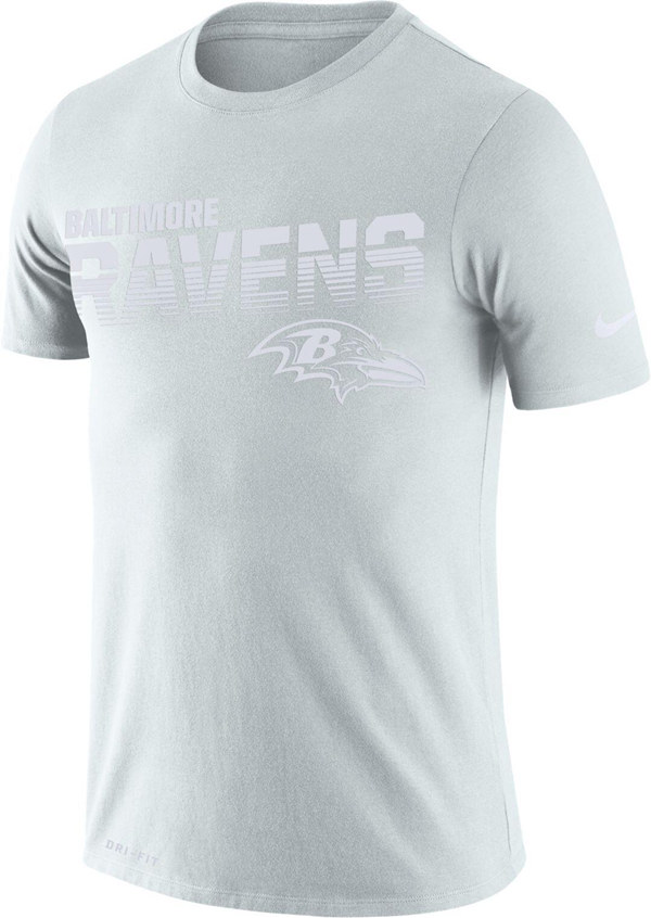 Baltimore Ravens White T-Shirt (All Size) - Click Image to Close