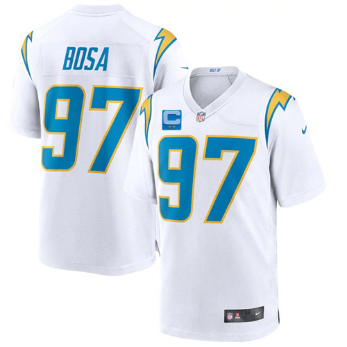 Men's Los Angeles Chargers 2022 #97 Joey Bosa White With 2-star C Patch Vapor Untouchable Limited Stitched NFL Jersey