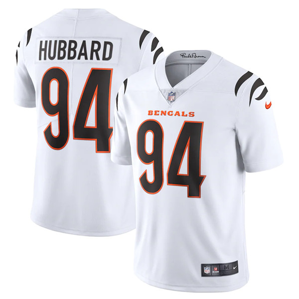 Men's Cincinnati Bengals #94 Sam Hubbard 2021 White Vapor Untouchable Limited Stitched NFL Jersey - Click Image to Close