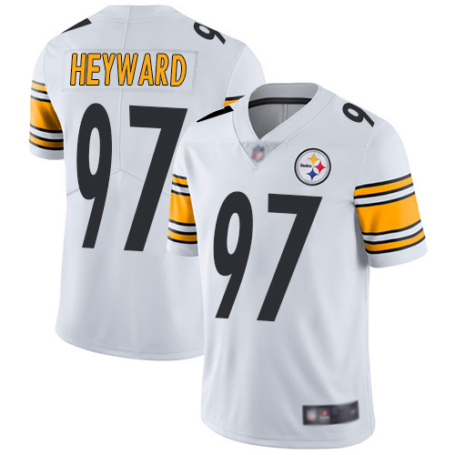 Men's Pittsburgh Steelers #97 Cameron Heyward White Vapor Untouchable Limited Stitched Jersey - Click Image to Close