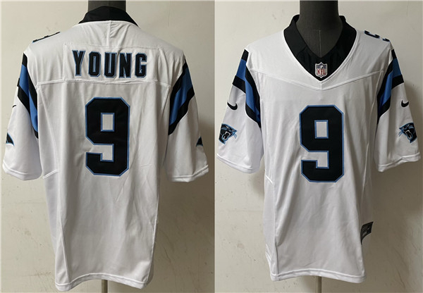 Men's Carolina Panthers #9 Bryce Young White 2023 F.U.S.E. Vapor Untouchable Football Stitched Jersey