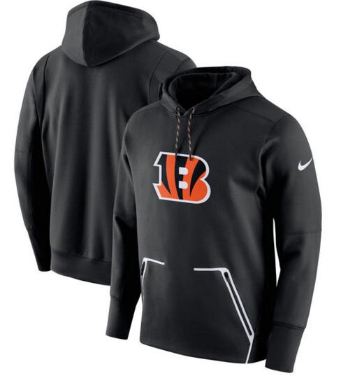 Men's Nike Cincinnati Bengals Black Champ Drive Vapor Speed Pullover Hoodie