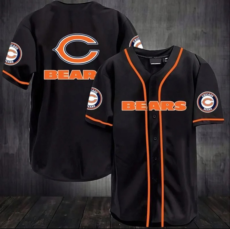 Men's Chicago Bears Baseball Jersey