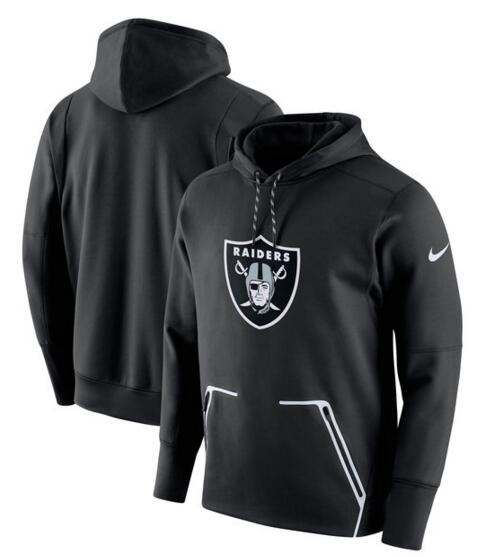 Men's Nike Oakland Raiders Black Champ Drive Vapor Speed Pullover Hoodie