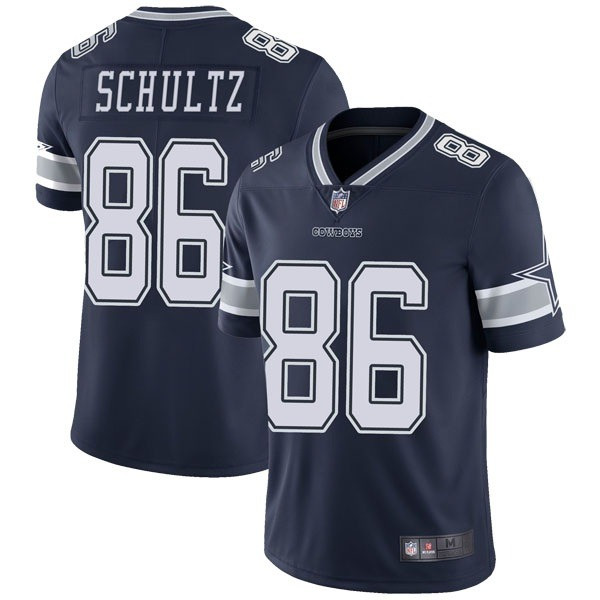 Men's Dallas Cowboys #86 Dalton Schultz Navy Vapor Untouchable Limited Stitched NFL Jersey