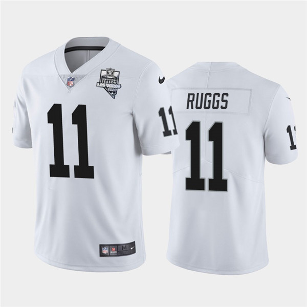 Men's Oakland Raiders White #11 Henry Ruggs 2020 Inaugural Season Vapor Limited Stitched NFL Jersey