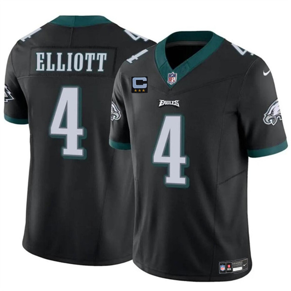 Men's Philadelphia Eagles #4 Jake Elliott Black 2024 F.U.S.E. With 3-Star C Patch Vapor Untouchable Limited Football Stitched Jersey