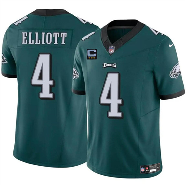 Men's Philadelphia Eagles #4 Jake Elliott Green 2024 F.U.S.E. With 3-Star C Patch Vapor Untouchable Limited Football Stitched Jersey