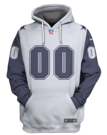 Men's Dallas Cowboys Active Player custom Gray Pullover Hoodie