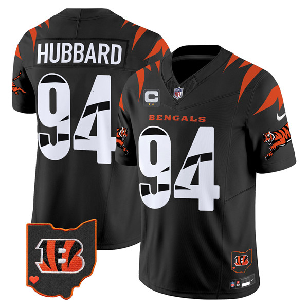 Men's Cincinnati Bengals #94 Sam Hubbard Black F.U.S.E. With 2-Star C Patch Special Vapor Untouchable Limited Football Stitched Jersey