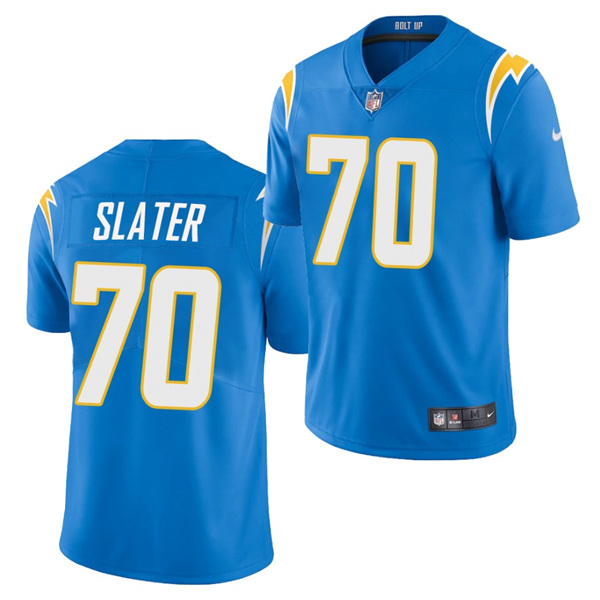 Men's Los Angeles Chargers #70 Rashawn Slater Blue 2021 Vapor Untouchable Limited Stitched NFL Jersey