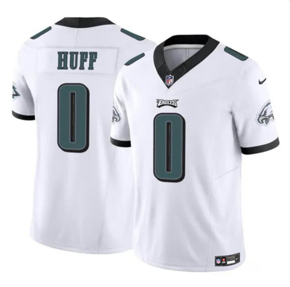 Men's Philadelphia Eagles #0 Bryce Huff White 2024 F.U.S.E. Vapor Untouchable Limited Football Stitched Jersey - Click Image to Close