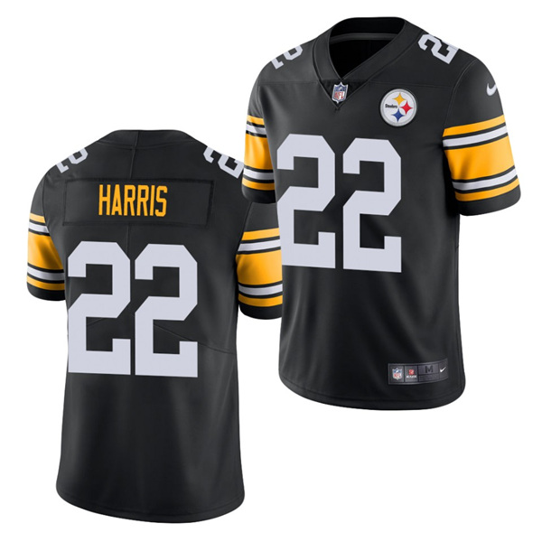 Men's Pittsburgh Steelers #22 Najee Harris Black 2021 Vapor Untouchable Limited Stitched NFL Jersey