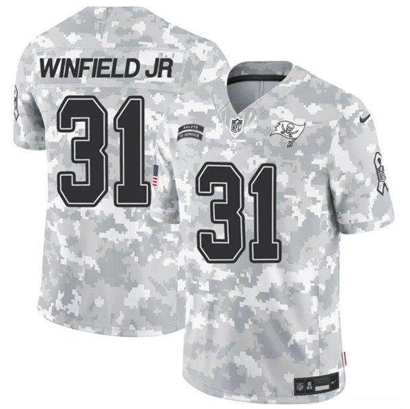 Men's Tampa Bay Buccaneers #31 Antoine Winfield Jr. Arctic Camo 2024 F.U.S.E. Salute to Service Limited Football Stitched Jersey