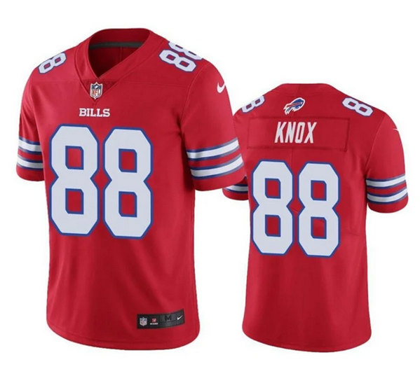 Men's Buffalo Bills #88 Dawson Knox Red Vapor Untouchable Limited Stitched Jersey