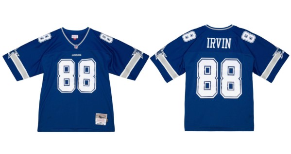 Men's Dallas Cowboys #88 Michael Irvin Navy 1996 Stitched Jersey