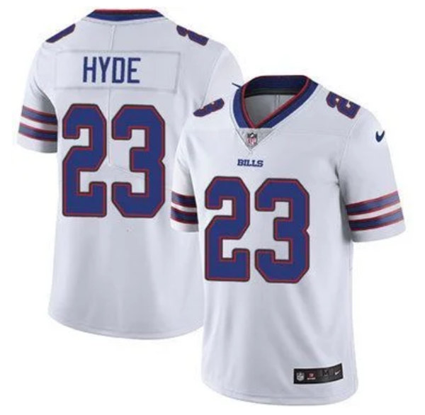 Men's Buffalo Bills #23 Micah Hyde White Vapor Untouchable Limited Stitched Jersey - Click Image to Close