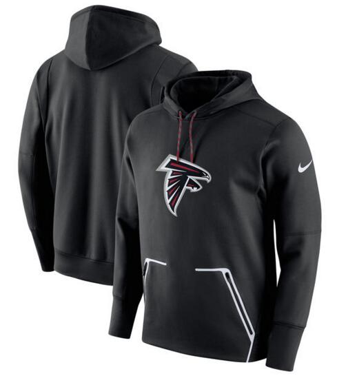 Men's Nike Atlanta Falcons Black Champ Drive Vapor Speed Pullover Hoodie