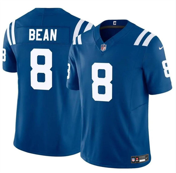 Men's Indianapolis Colts #8 Jason Bean Blue 2024 F.U.S.E. Vapor Limited Football Stitched Jersey