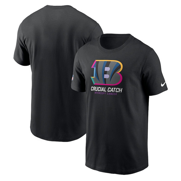 Men's Cincinnati Bengals Black 2024 Crucial Catch T-Shirt