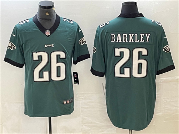 Men's Philadelphia Eagles #26 Saquon Barkley Green Vapor Untouchable Limited Football Stitched Jersey