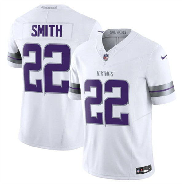 Men's Minnesota Vikings #22 Harrison Smith White F.U.S.E. Winter Warrior Limited Football Stitched Jersey