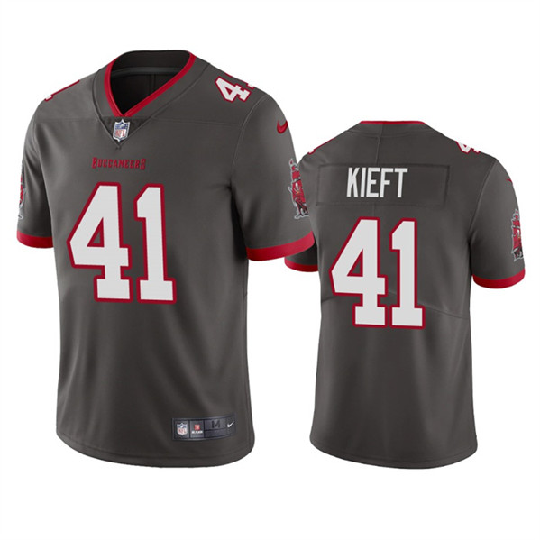 Men's Tampa Bay Buccaneers #41 Ko Kieft Gray Vapor Untouchable Limited Stitched Jersey