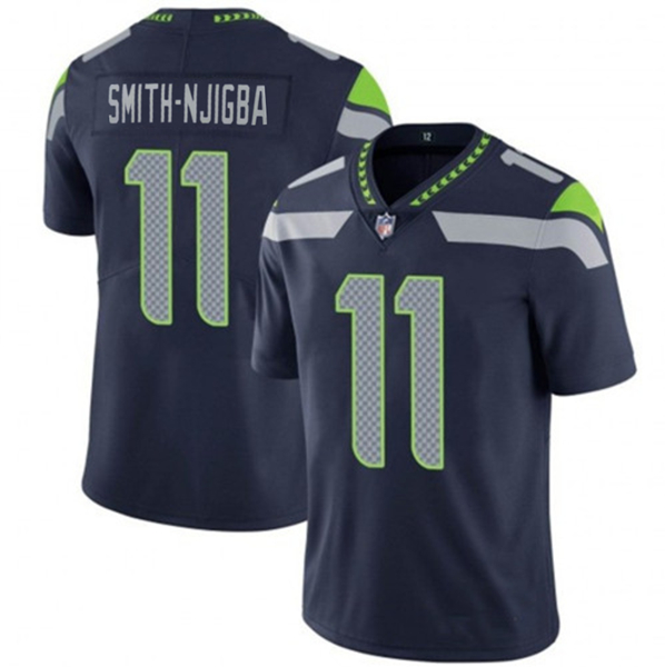 Seattle Seahawks #11 Jaxon Smith-Njigba Navy 2023 Draft Vapor Untouchable Stitched Jersey