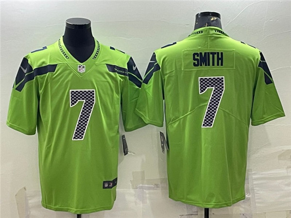 Men's Seattle Seahawks #7 Geno Smith Green Vapor Untouchable Limited Football Stitched Jersey