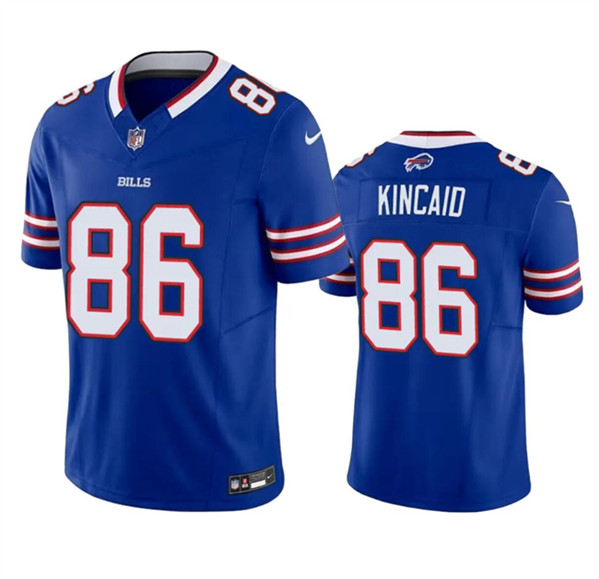 Men's Buffalo Bills #86 Dalton Kincaid Blue 2023 F.U.S.E. Vapor Untouchable Limited Football Stitched Jersey