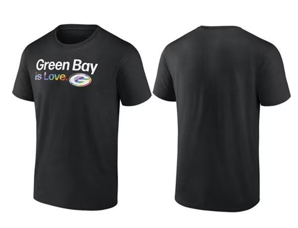 Green Bay Packers GB is Love Pride T-Shirt