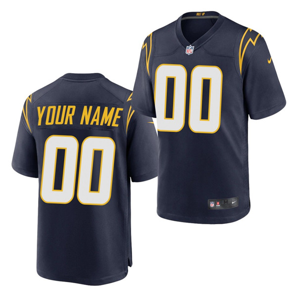 Men's Los Angeles Chargers ACTIVE PLAYER Custom Navy Vapor Untouchable Limited Stitched Jersey