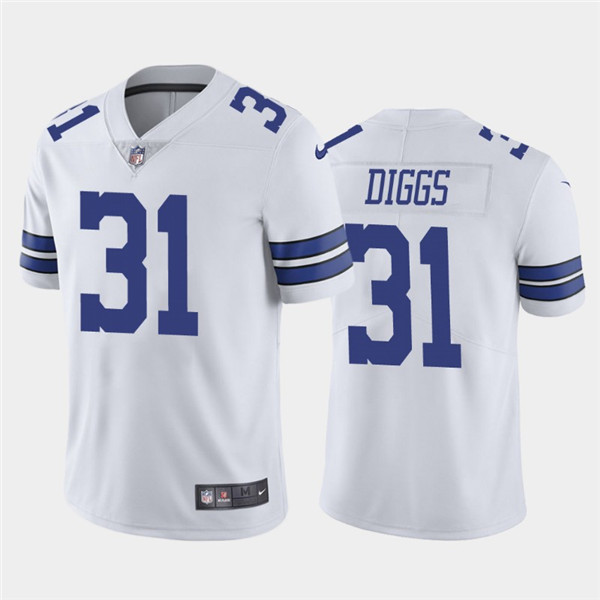 Men's Dallas Cowboys #31 Trevon Diggs 2020 White Active Player Custom Limited Stitched NFL Jersey