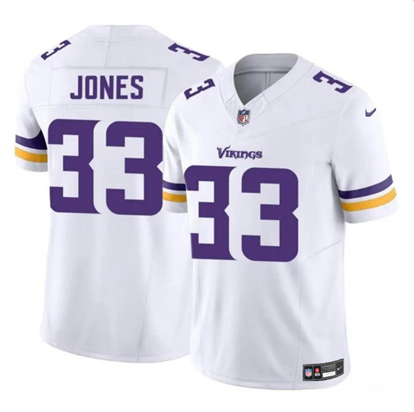 Men's Minnesota Vikings #33 Aaron Jones White F.U.S.E. Vapor Untouchable Limited Football Stitched Jersey