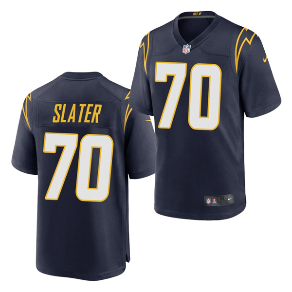 Men's Los Angeles Chargers #70 Rashawn Slater Navy 2021 Vapor Untouchable Limited Stitched NFL Jersey