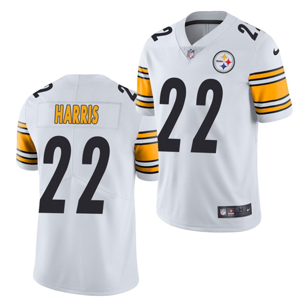 Men's Pittsburgh Steelers #22 Najee Harris White 2021 Vapor Untouchable Limited Stitched NFL Jersey