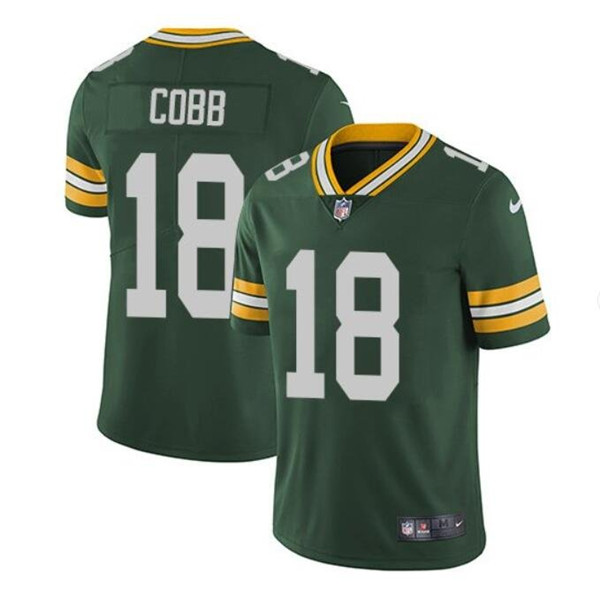 Men's Green Bay Packers #18 Randall Cobb Green Vapor Untouchable Football Stitched Jersey