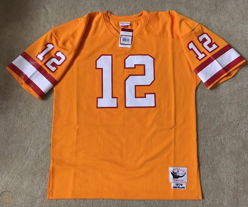 Men's Tampa Bay Buccaneers #12 Doug Williams Orange Stitched Jersey