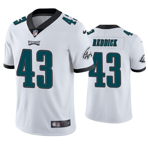 Men's Philadelphia Eagles #43 Haason Reddick White Vapor Untouchable Limited Stitched Jersey - Click Image to Close