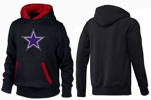 Dallas Cowboys Logo Pullover Hoodie Black & Red